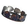 ULTIMATE TITANIUM RING - COLORED BULLET SKULLS - 22mm