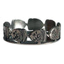 AMAZINGLY ENGRAVED BEAUTY RING WITH BULLET SKULLS