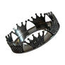 ULTIMATE TITANIUM RING - DAMASCUS CROWN - 22mm