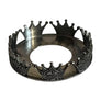 ULTIMATE TITANIUM RING - DAMASCUS CROWN - 22mm