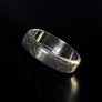 Deep engraved Damascus pattern on Forma Nova titanium beauty ring