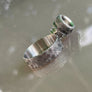 New Damascus Titanium Beauty ring 22mm and drip tip kit K14