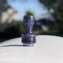 Titanium Boro Drip Tip - PURPLE DAMASCUS