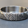 Forma Nova ALIEN 22mm Ring – Deep Engraved Titanium