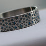 Beauty Ring Blue Stars 22/24 Titanium #WS006