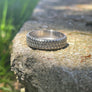 Ring in real, details about the engraving quality on Titanium