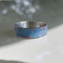 Blue Honeycomb Titanium Beauty Ring 22/24 mm Wowsers #W050