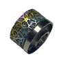 Iridescent MULTILAYER titanium cap engraved for Antiquity V2 #ANTV2 048