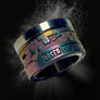 Iridescent MARIO titanium cap engraved for Antiquity V2 #ANTV2 047