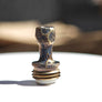 Side view of the Moon engraved titanium Boro drip tip