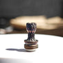 Side view of the SCALES anodized titanium Boro drip tip