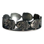 ULTIMATE TITANIUM RING - SILVER BULLET SKULLS - 22mm