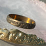 Aged Gold LOTR Beauty ring 22/24.5mm Titanium #W046