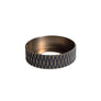 Amazingly engraved 22mm titanium beauty ring