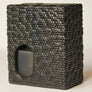 Reset mods The Mini boxe BF 18350 totalement gravée texture porte avant et arrière. Gravure par le spécialiste de la gravure dans la vape, Laser Custom Vap sur le site Divavap.com
