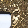 Brass Engraved SvF V4 Mod Panel - Face - Porte gravée en laiton