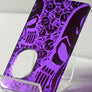 Engraved SvF V4 Mod Panel - Deep purple SvF half Heads - Porte gravée