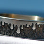 WowsersBeauty Ring Titanium 22/24 mm Multilayers engraving #W002