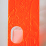 Porte gravée BF mod - Engraved BF Mod Panel - Orange SvF Half Skulls
