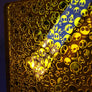 Porte gravée SvF V4 mod - Engraved BF Mod Panel - Little Skulls Yellow