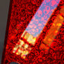Porte gravée SvF V4 mod - Engraved BF Mod Panel - Little Skulls Red
