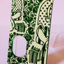Porte gravée SvF V4 mod - Engraved SvF V4 Mod Panel - SvF half heads stars Green
