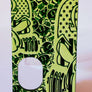 Porte gravée SvF V4 mod - Engraved SvF V4 Mod Panel - SvF half heads stars Green