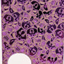 Porte gravée SvF V4 mod - Engraved Panel - SvF little skulls purple