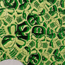 Porte gravée SvF V4 mod - Engraved Panel - SvF Little Skulls Green