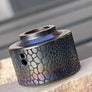 Multicolored Reptil Haku Venna Cap Titanium Engraved #2BC055