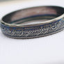 Beauty ring 22/24.5mm Titanium Relief engraving LOTR Edition #2B002