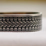 Wowsers Beauty Ring Titanium 22/24 mm Tire tacks engraving #W012