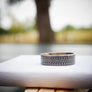 Wowsers Beauty Ring Titanium 22/24 mm Tire tacks engraving #W012