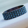 Wowsers Beauty Ring Titanium 22/24 mm Diamond facets design engraving #W010
