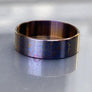 Beauty Ring Wowsers Walnut Damascus 22/24 Titanium #WS005