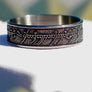 Wowsers Beauty Ring Titanium 22/24 mm LOTR Clouds engraving #W015