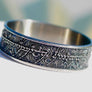 Wowsers Beauty Ring Titanium 22/24 mm LOTR Damascus engraving #W012