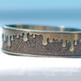 WowsersBeauty Ring Titanium 22/24 mm Multilayers engraving #W004