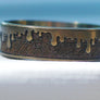 WowsersBeauty Ring Titanium 22/24 mm Multilayers engraving #W004