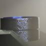 Beauty Ring Purple Damascus 22/24 Titanium #WS021