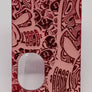 Porte gravée SvF V4 Mods Original d - Engraved BF Mod Panel - Mirror Red