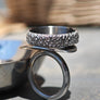 Unique Forma Nova Ghost titanium ring