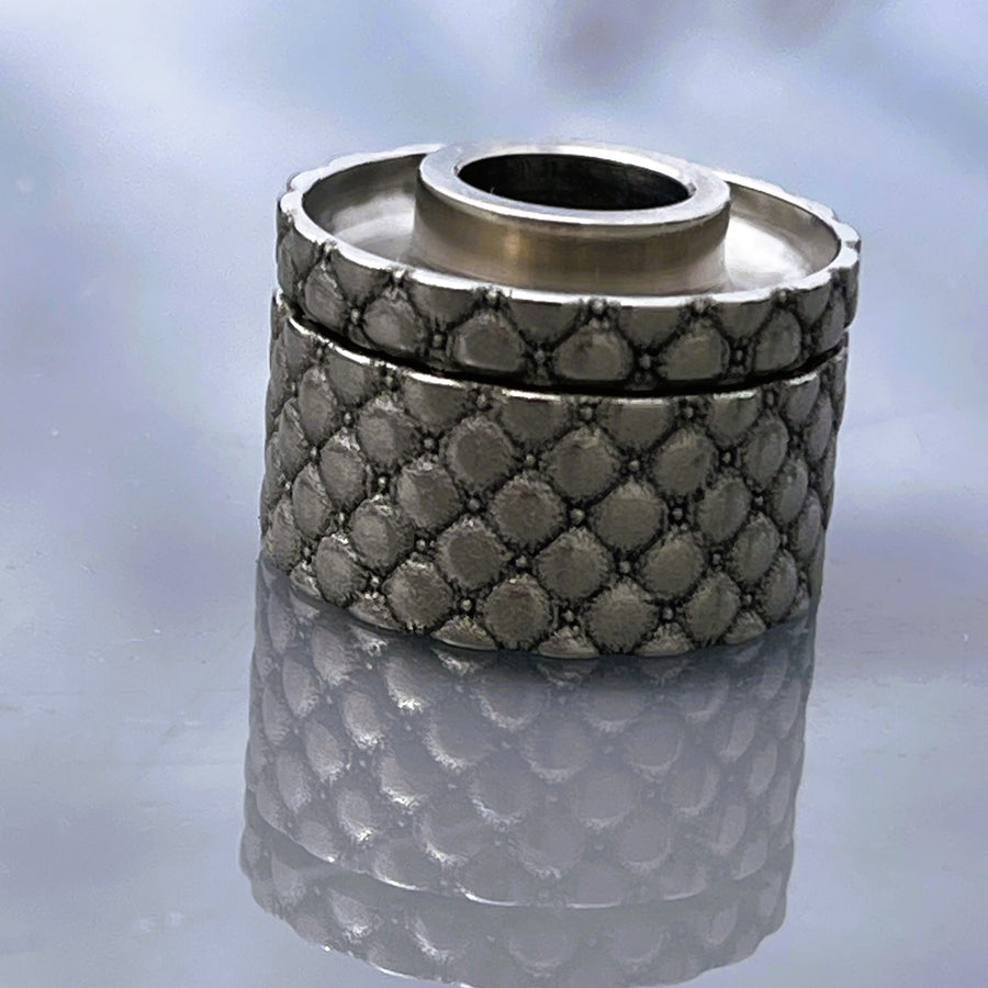 Full Engraved Antiquity V2 Titanium Cap Chesterfield #F3