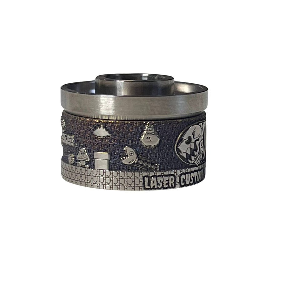 Detailed MARIO titanium cap engraved for Antiquity V2 #ANTV2 045