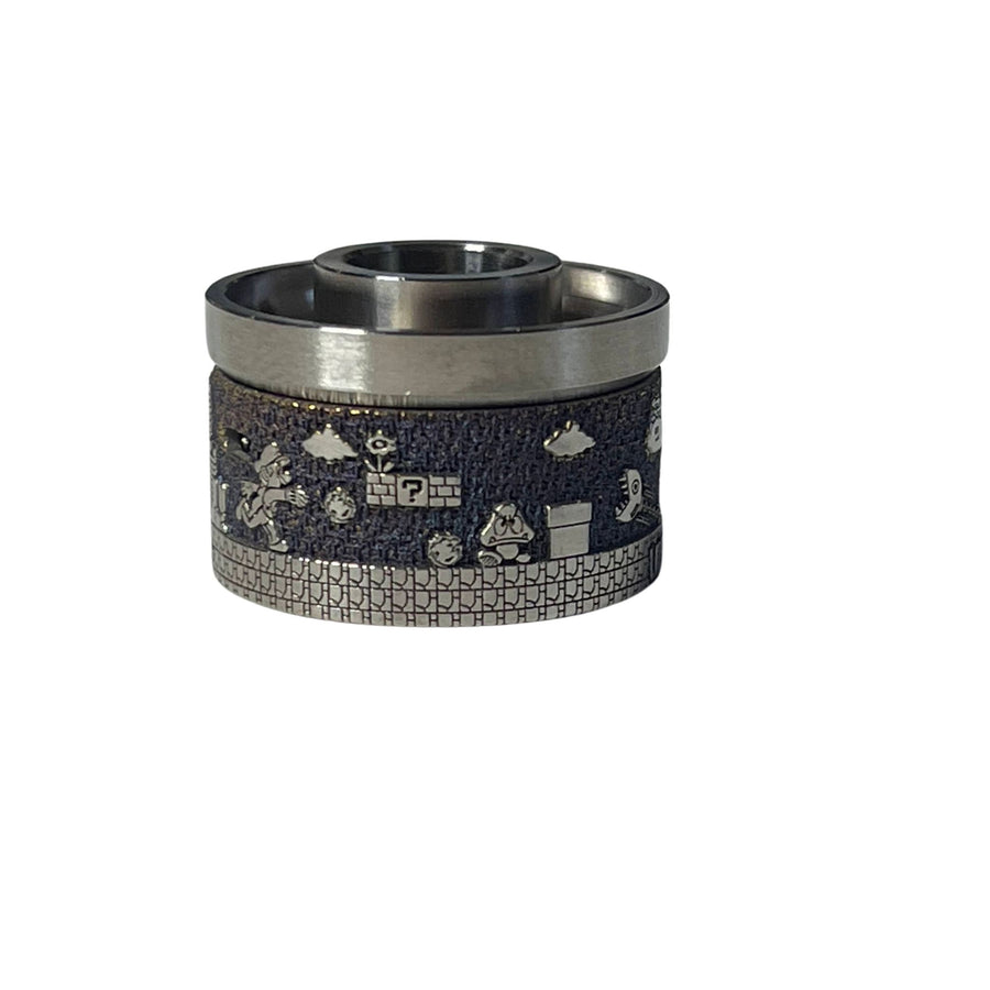 Detailed MARIO titanium cap engraved for Antiquity V2 #ANTV2 045
