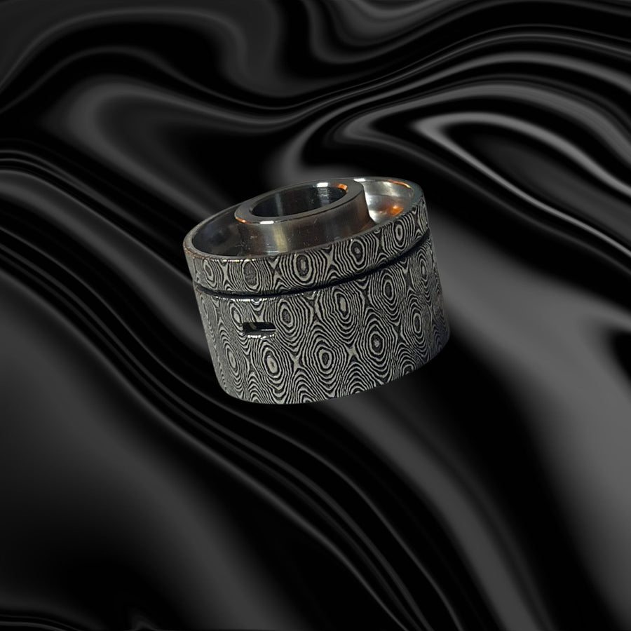 Full Engraved Antiquity V2 Titanium Cap TEXTURE #F6