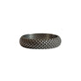 High grade titanium beauty ring in The One collection : DOTS design, engraved in France, by Laser Custom Works.