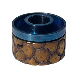 GOLD and BLUE titanium cap engraved for Antiquity V2 #ANTV2 54