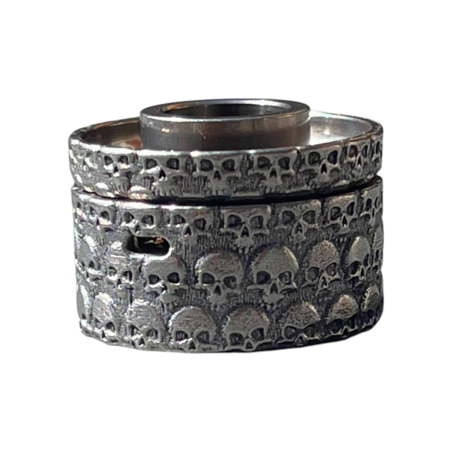 SKULLS titanium cap engraved for Antiquity V2 #ANTV2 54