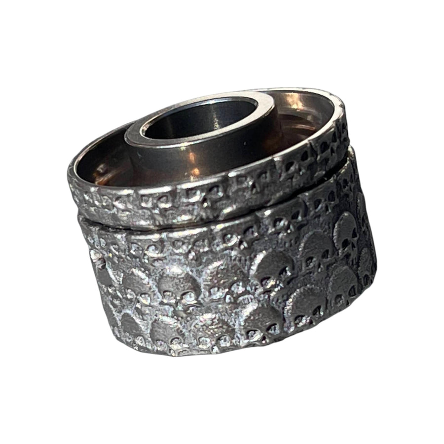 SKULLS titanium cap engraved for Antiquity V2 #ANTV2 54